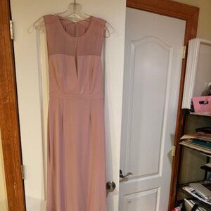 Reiss Long Pink Party Dress, Size 4